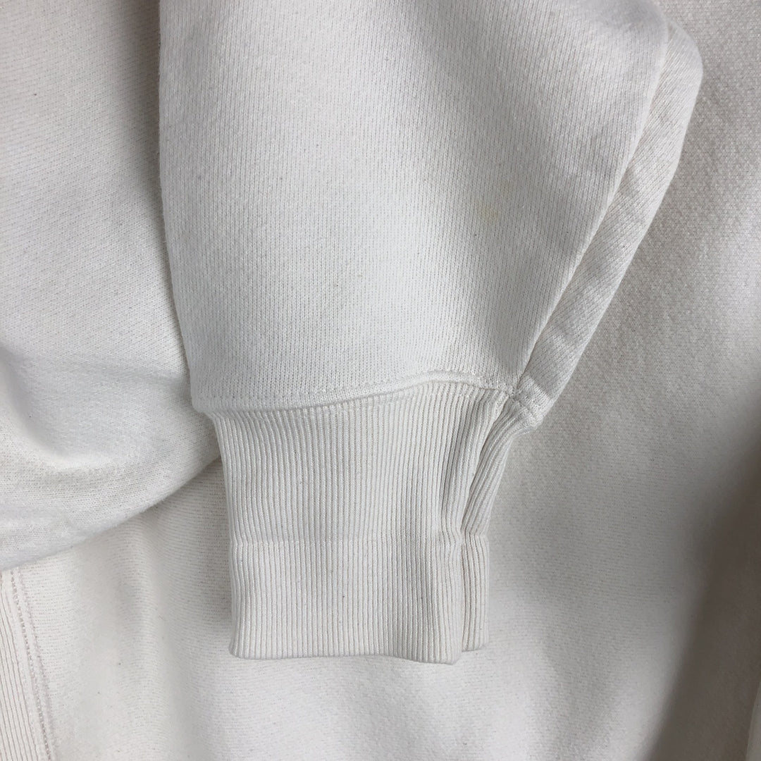Champion Reverse Weave Solid Color Blank Sweatshirt, Men's Size Medium unclear white type Vintage Second Hand