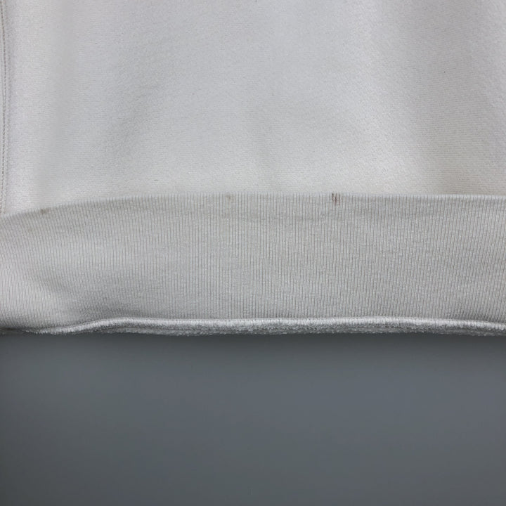 Champion Reverse Weave Solid Color Blank Sweatshirt, Men's Size Medium unclear white type Vintage Second Hand