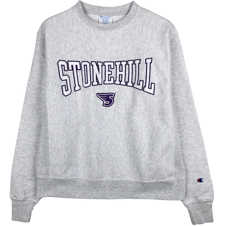 Champion REVERSE WEAVE Reverse Weave College Sweatshirt Trainer Men's M size cotton gray type Vintage Second Hand