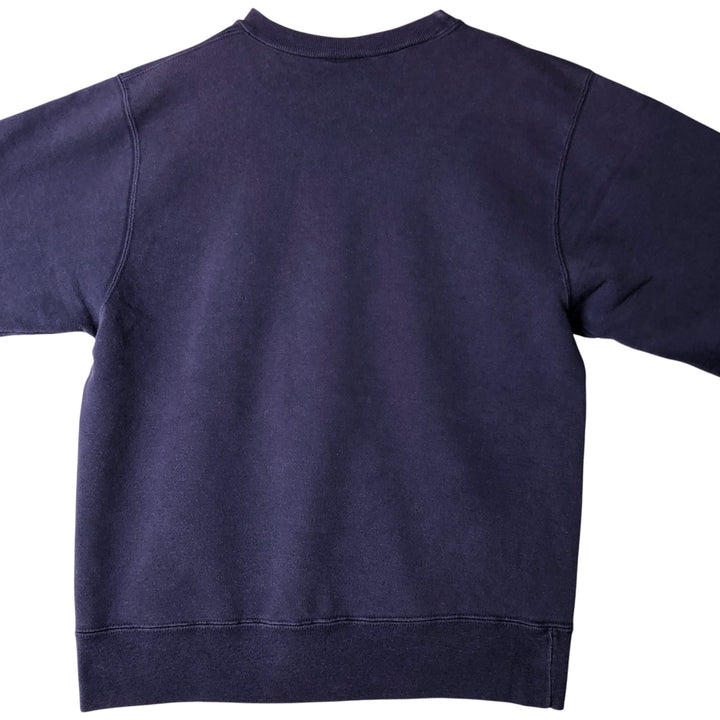 90'S Champion One-Point Logo Sweatshirt, Made in USA, Men's Size L, Vintage cotton purple type Vintage Second Hand