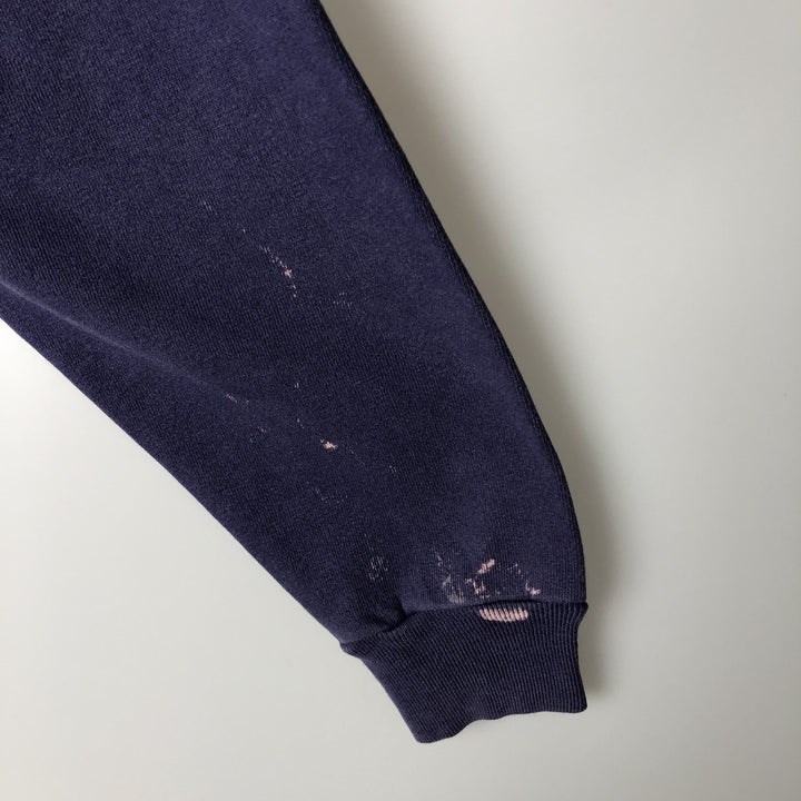 90'S Champion One-Point Logo Sweatshirt, Made in USA, Men's Size L, Vintage cotton purple type Vintage Second Hand