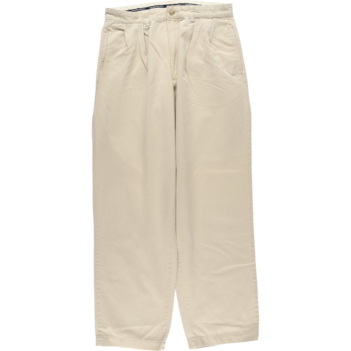 Ralph Lauren Polo Ralph Lauren Two-pleat Chino Pants for Men, W32 equivalent cotton Beige type Vintage Second Hand