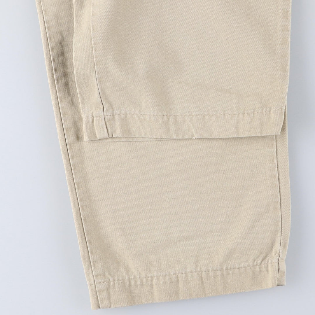 Ralph Lauren Polo Ralph Lauren Two-pleat Chino Pants for Men, W32 equivalent cotton Beige type Vintage Second Hand