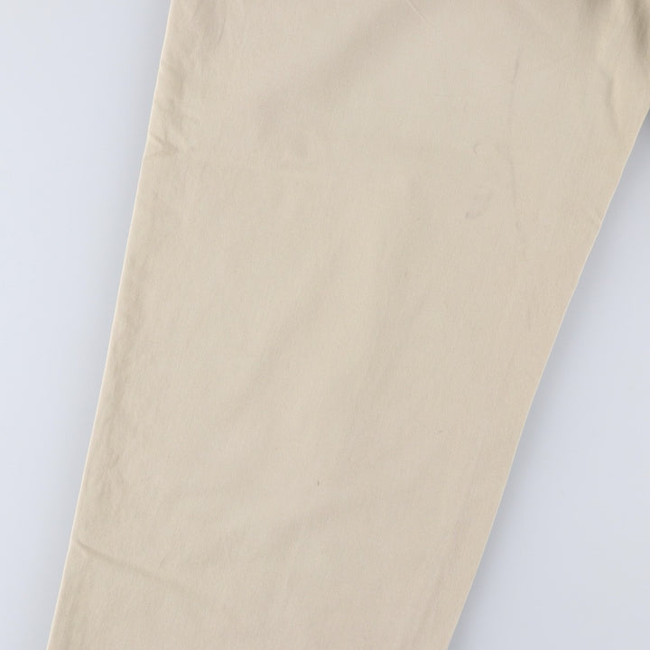 Ralph Lauren Polo Ralph Lauren Two-pleat Chino Pants for Men, W32 equivalent cotton Beige type Vintage Second Hand