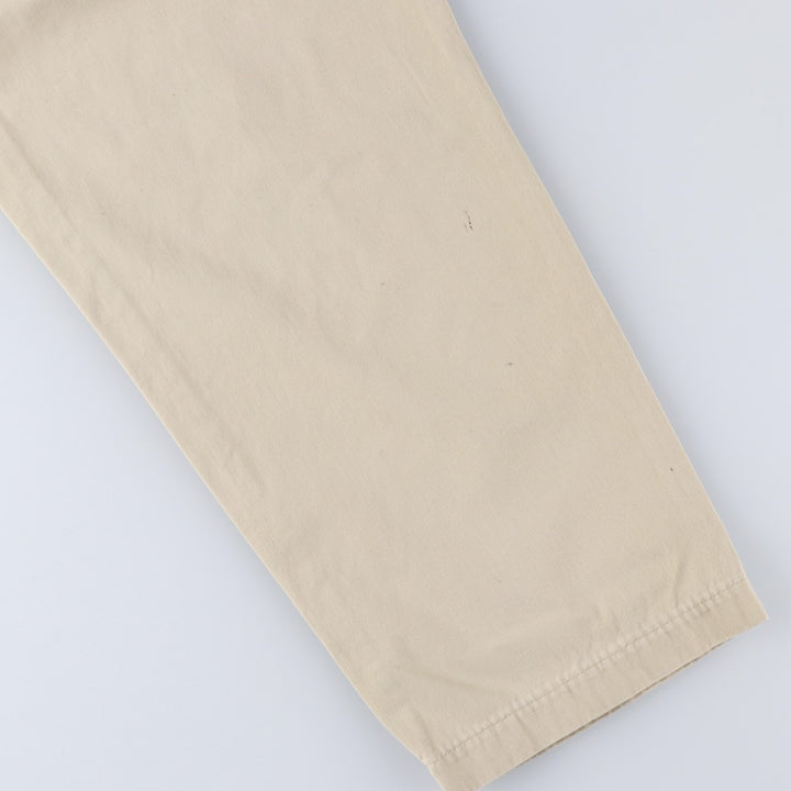 Ralph Lauren Polo Ralph Lauren Two-pleat Chino Pants for Men, W32 equivalent cotton Beige type Vintage Second Hand
