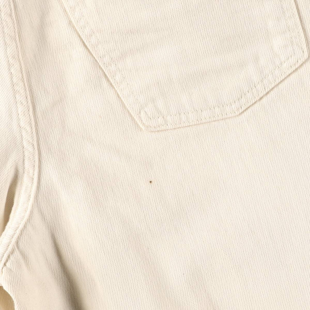Universal Thread Wide Denim Pants, Women's Size L (W30) cotton ivory Vintage Second Hand
