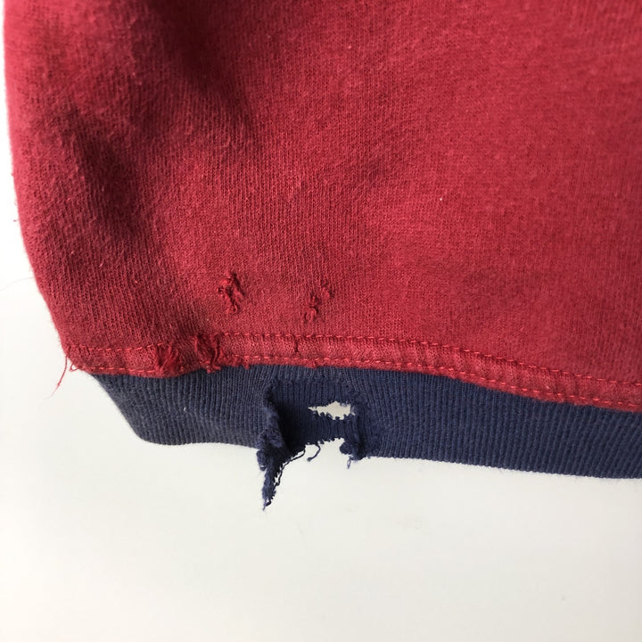 Levi's logo sweatshirt, women's size L cotton wine-red Vintage Second Hand