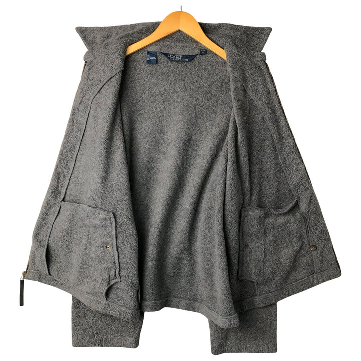 Ralph Lauren POLO by Ralph Lauren Swing Top Fleece Jacket, Men's XL polyester gray type Vintage Second Hand