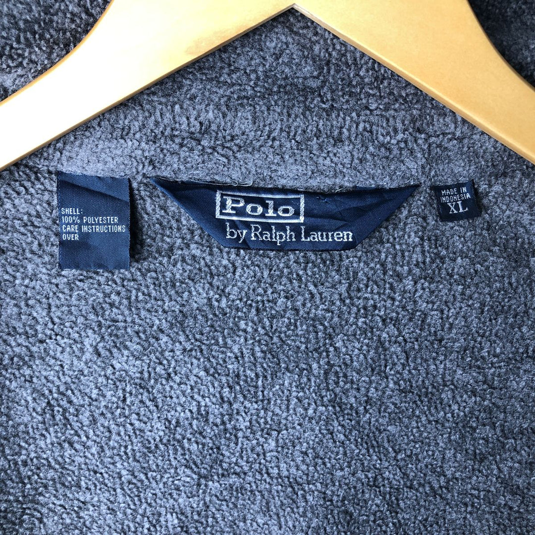 Ralph Lauren POLO by Ralph Lauren Swing Top Fleece Jacket, Men's XL polyester gray type Vintage Second Hand