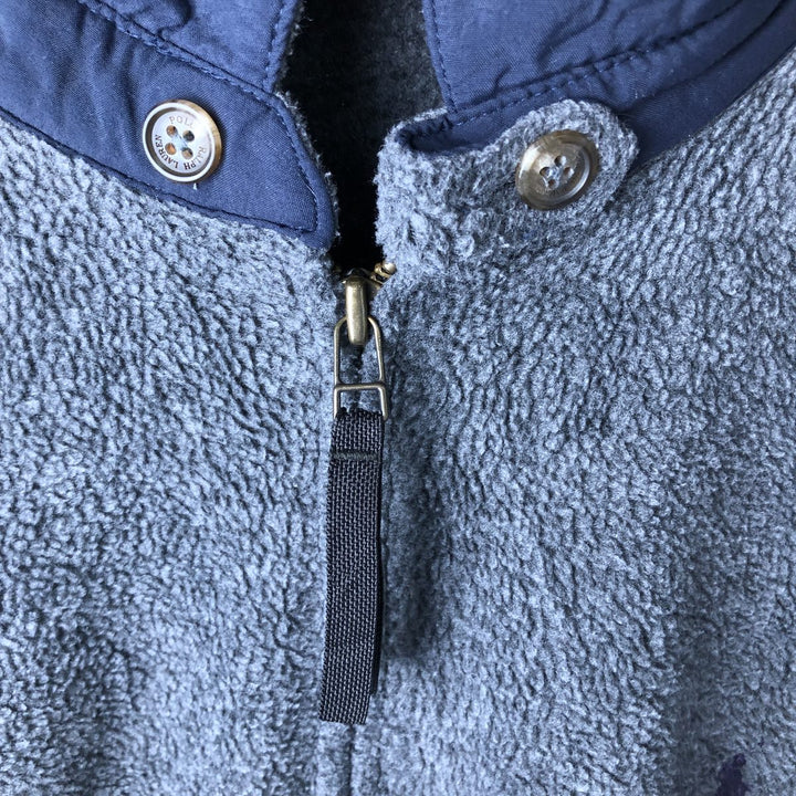 Ralph Lauren POLO by Ralph Lauren Swing Top Fleece Jacket, Men's XL polyester gray type Vintage Second Hand