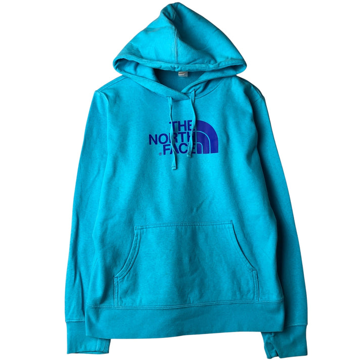 The North Face Women's Pullover Hoodie, Size L cotton Blue type light blue Vintage Second Hand