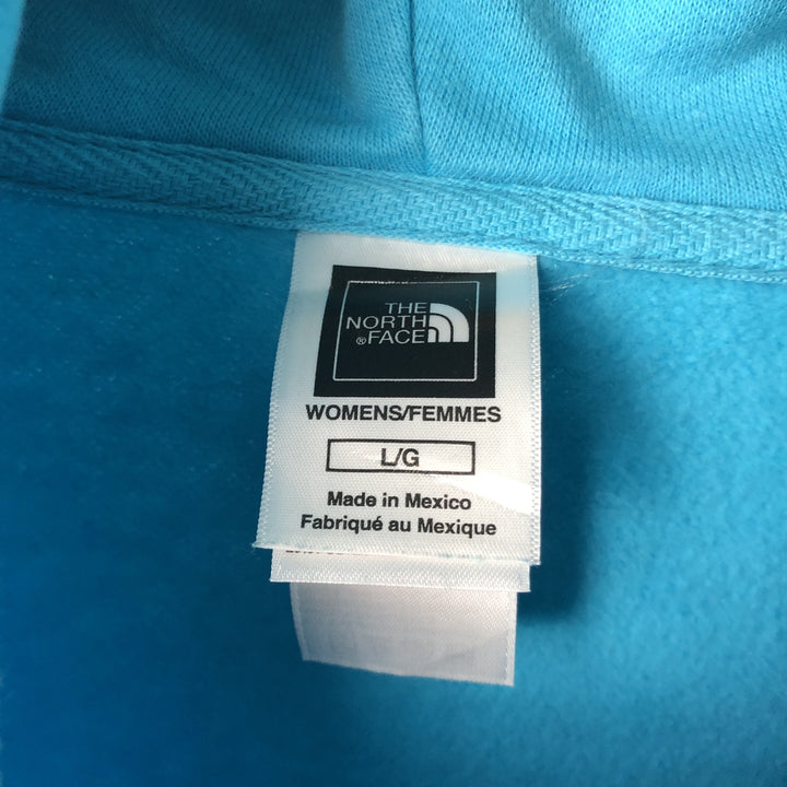 The North Face Women's Pullover Hoodie, Size L cotton Blue type light blue Vintage Second Hand
