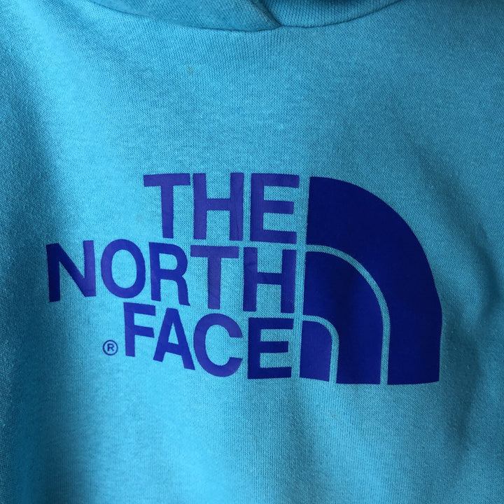The North Face Women's Pullover Hoodie, Size L cotton Blue type light blue Vintage Second Hand