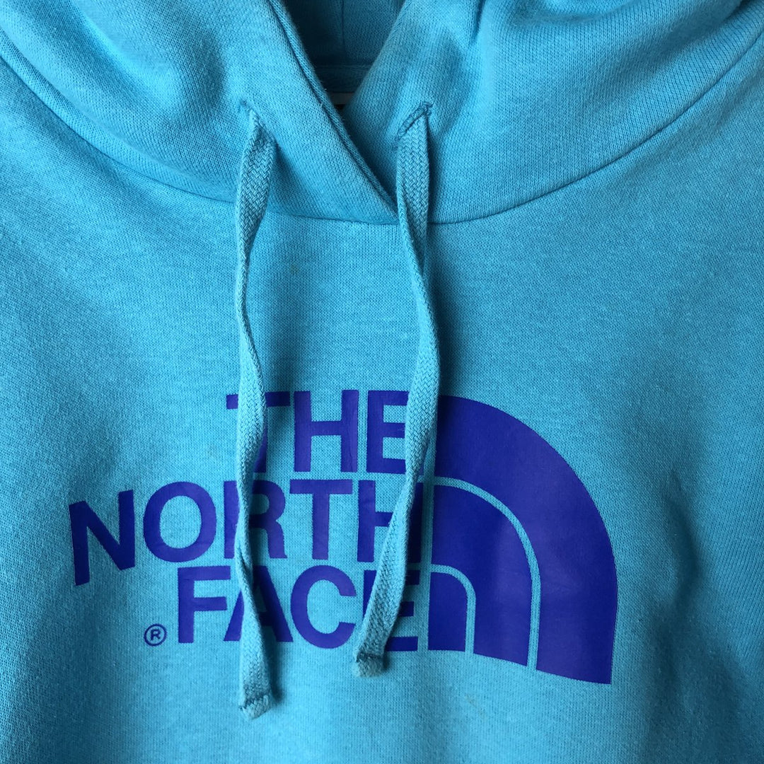 The North Face Women's Pullover Hoodie, Size L cotton Blue type light blue Vintage Second Hand