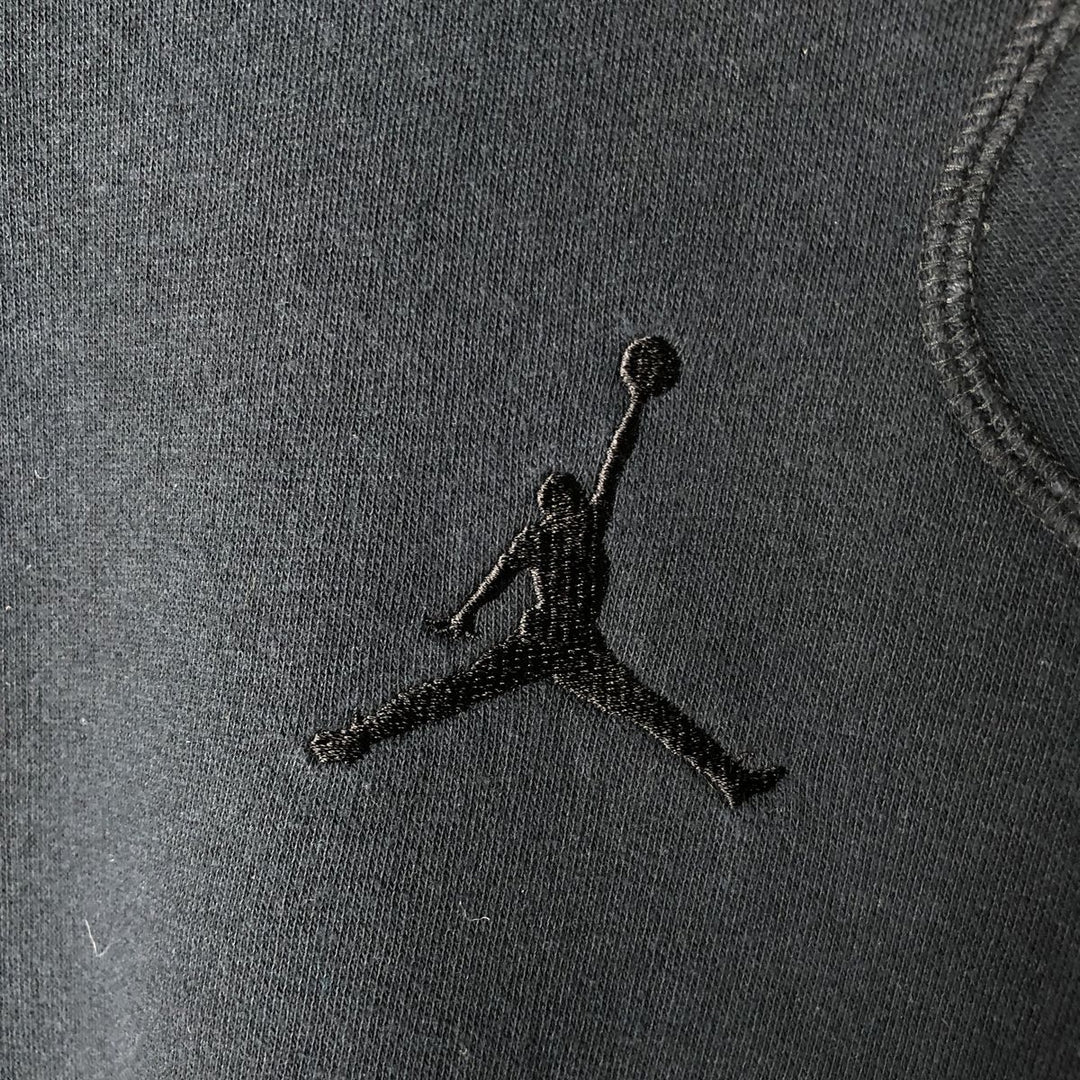 Nike Jordan Sweat Full Zip Hoodie, Men's Size Small cotton black type Vintage Second Hand
