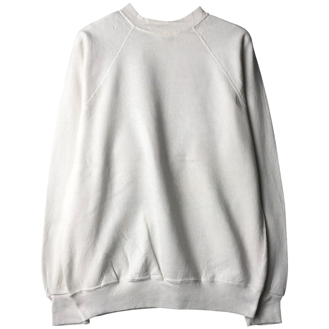 Vintage 80s-90'S USSWEATS sweatshirt, made in the USA, size M, men's cotton white type Vintage Second Hand