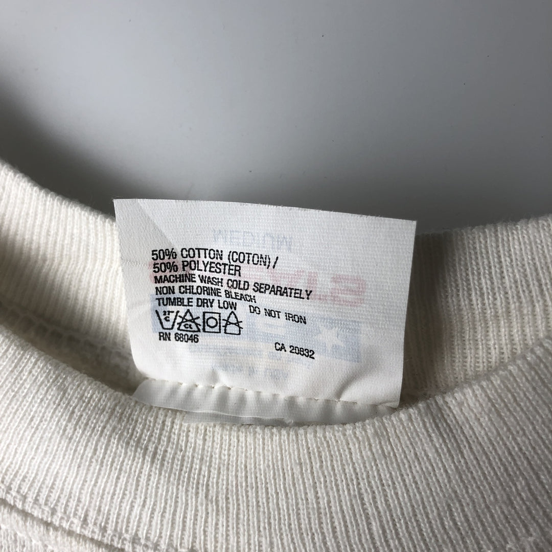 Vintage 80s-90'S USSWEATS sweatshirt, made in the USA, size M, men's cotton white type Vintage Second Hand