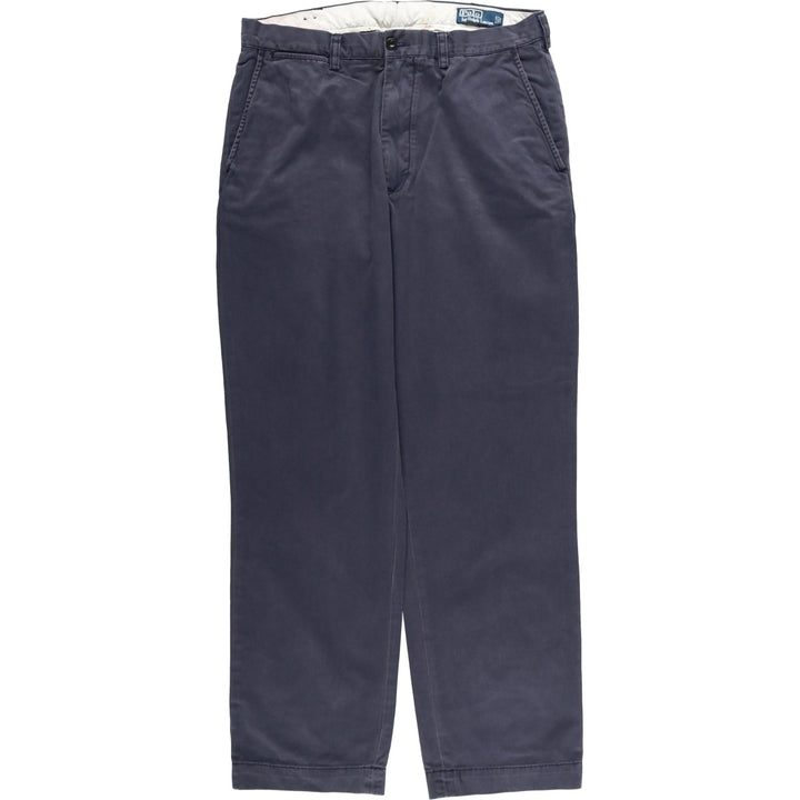 Ralph Lauren POLO by Ralph Lauren Chino Pants Men's W32 equivalent cotton navy blue type Vintage Second Hand