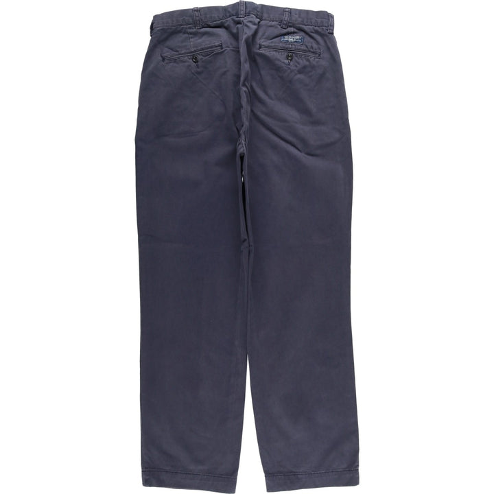 Ralph Lauren POLO by Ralph Lauren Chino Pants Men's W32 equivalent cotton navy blue type Vintage Second Hand