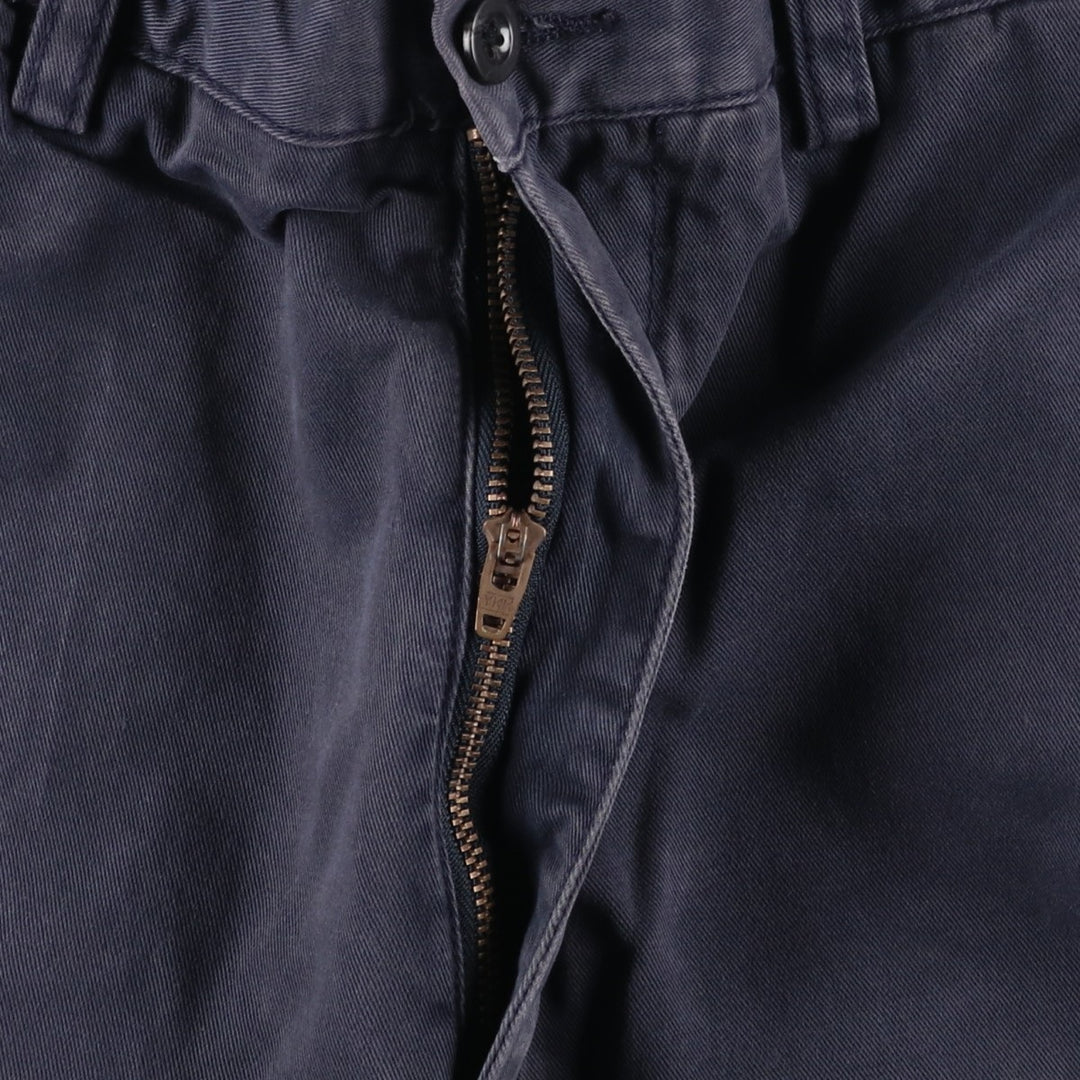 Ralph Lauren POLO by Ralph Lauren Chino Pants Men's W32 equivalent cotton navy blue type Vintage Second Hand