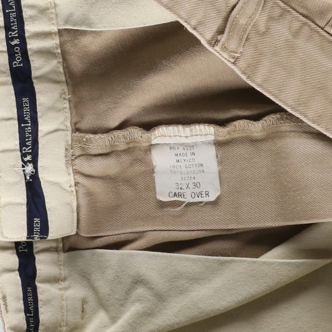 Ralph Lauren Polo Ralph Lauren Chino Pants Men's W32 equivalent cotton Beige type Vintage Second Hand