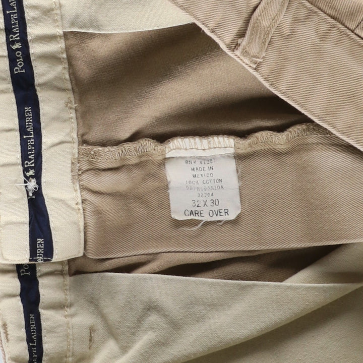 Ralph Lauren Polo Ralph Lauren Chino Pants Men's W32 equivalent cotton Beige type Vintage Second Hand