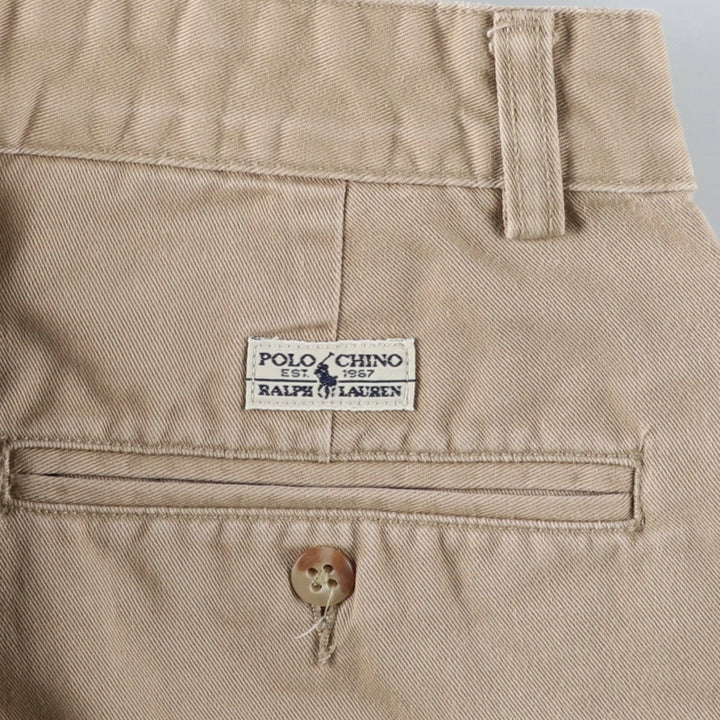 Ralph Lauren Polo Ralph Lauren Chino Pants Men's W32 equivalent cotton Beige type Vintage Second Hand