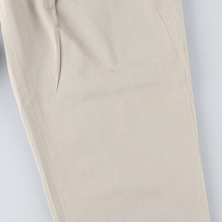 Ralph Lauren POLO by Ralph Lauren ANDREW PANT Two-pleat chino pants for men, equivalent to W34 cotton Beige type Vintage Second Hand