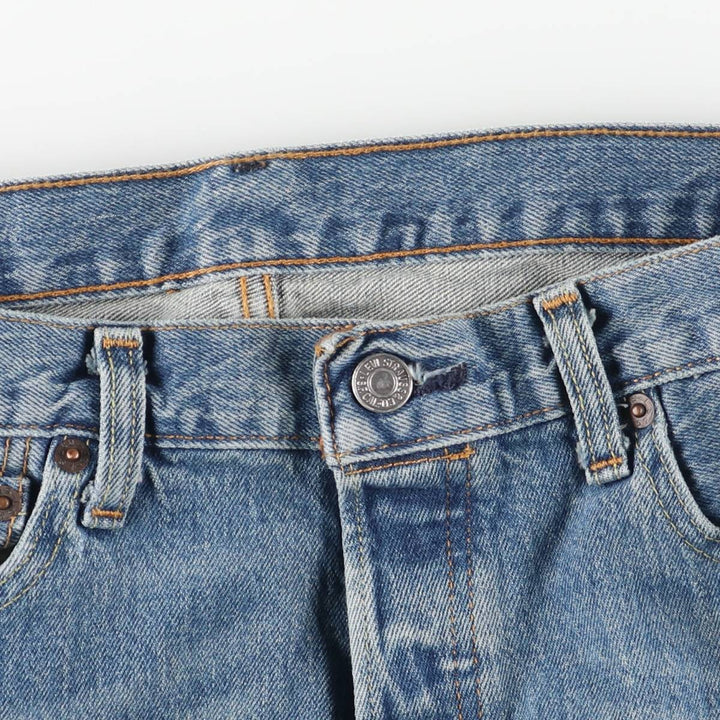 Levi's 501 straight denim pants for men, equivalent to w31 cotton blue type Vintage Second Hand