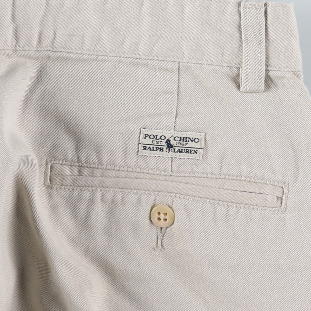 Ralph Lauren Polo Ralph Lauren Chino Pants, Men's Size W31 (approx.) cotton Beige type Vintage Second Hand