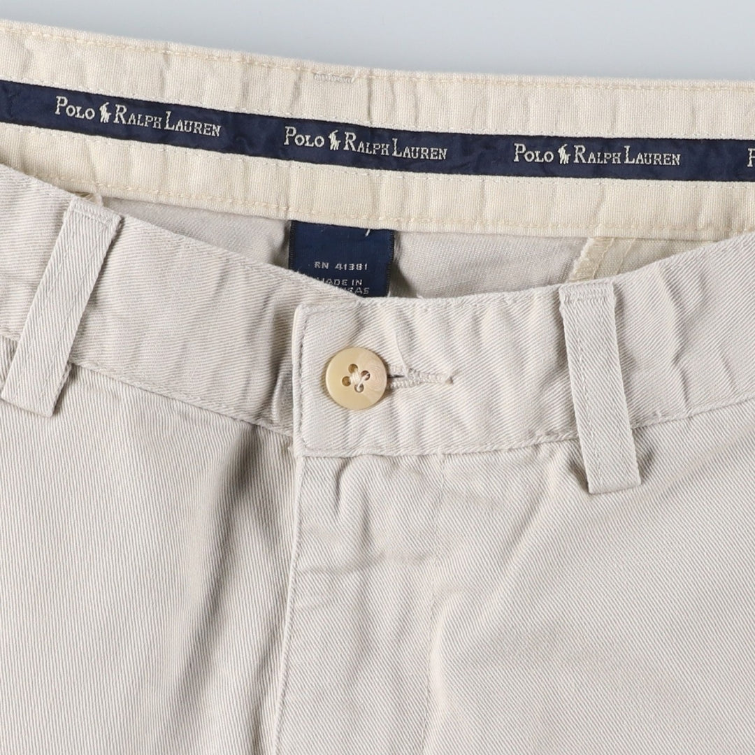 Ralph Lauren Polo Ralph Lauren Chino Pants, Men's Size W31 (approx.) cotton Beige type Vintage Second Hand