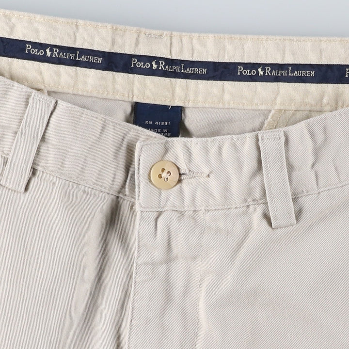 Ralph Lauren Polo Ralph Lauren Chino Pants, Men's Size W31 (approx.) cotton Beige type Vintage Second Hand