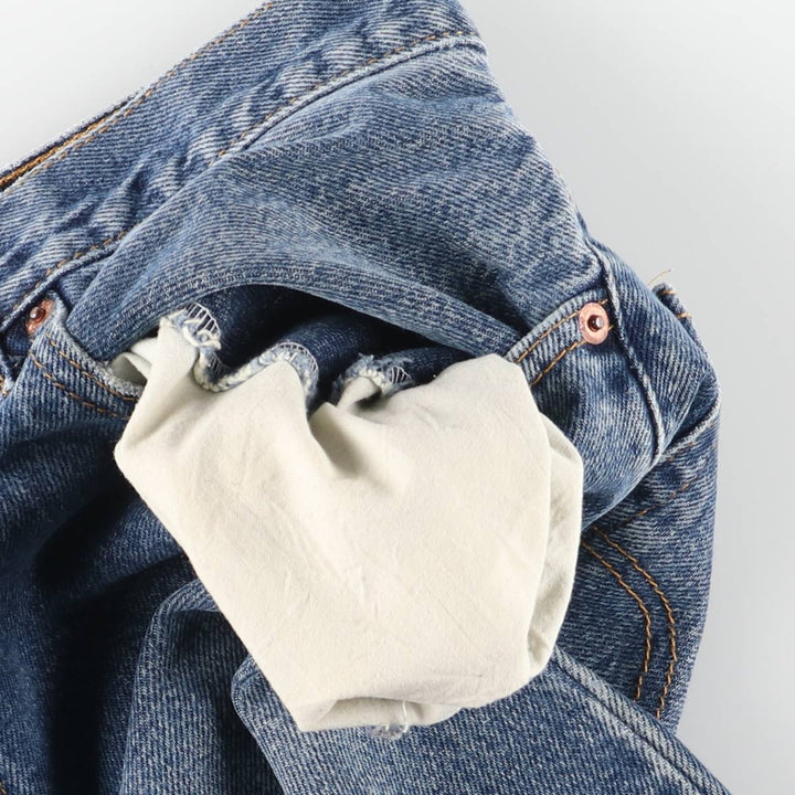 Levi's 517 BOOT CUT Bootcut denim pants for men, size w32 cotton blue type Vintage Second Hand
