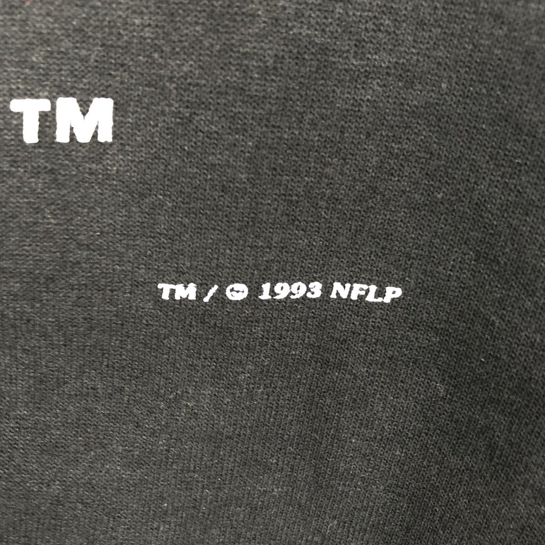 90'S Nutmeg NFL Carolina Panthers Print Sweatshirt, Men's, Size XL, Vintage cotton black type Vintage Second Hand