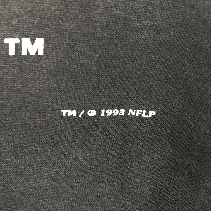 90'S Nutmeg NFL Carolina Panthers Print Sweatshirt, Men's, Size XL, Vintage cotton black type Vintage Second Hand