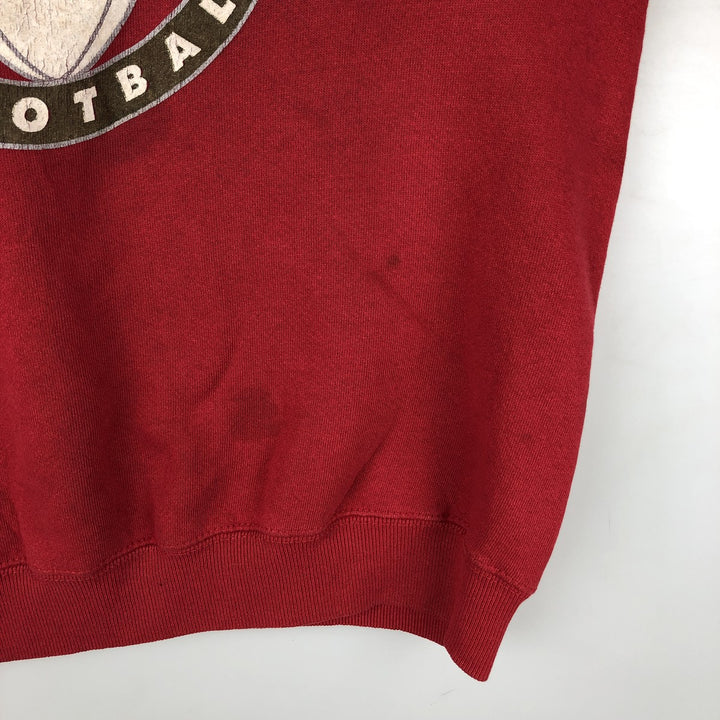 Vintage 90'S NFL San Francisco 49ers printed sweatshirt, size L, men's unclear red type Vintage Second Hand