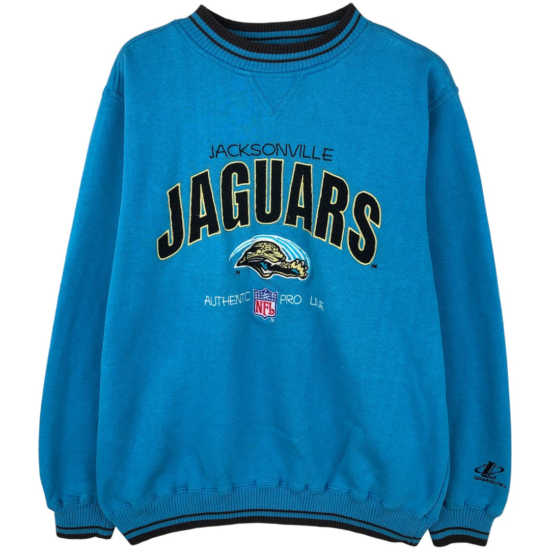 NFL JACKSONVILLE JAGUARS Men's XL Sweatshirt cotton Blue type light blue Vintage Second Hand