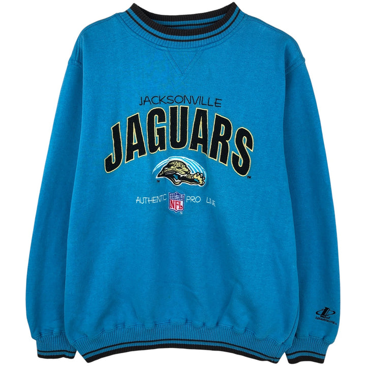NFL JACKSONVILLE JAGUARS Men's XL Sweatshirt cotton Blue type light blue Vintage Second Hand