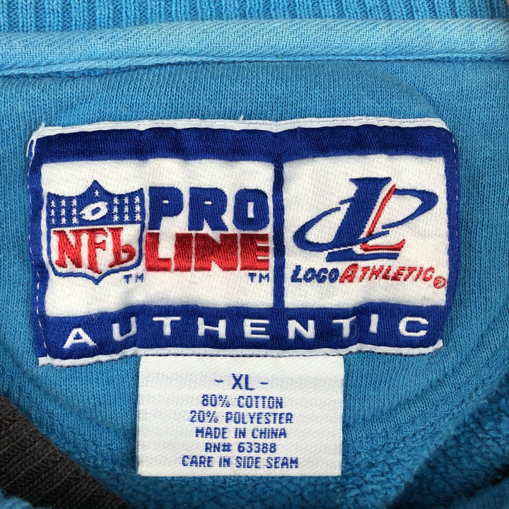 NFL JACKSONVILLE JAGUARS Men's XL Sweatshirt cotton Blue type light blue Vintage Second Hand