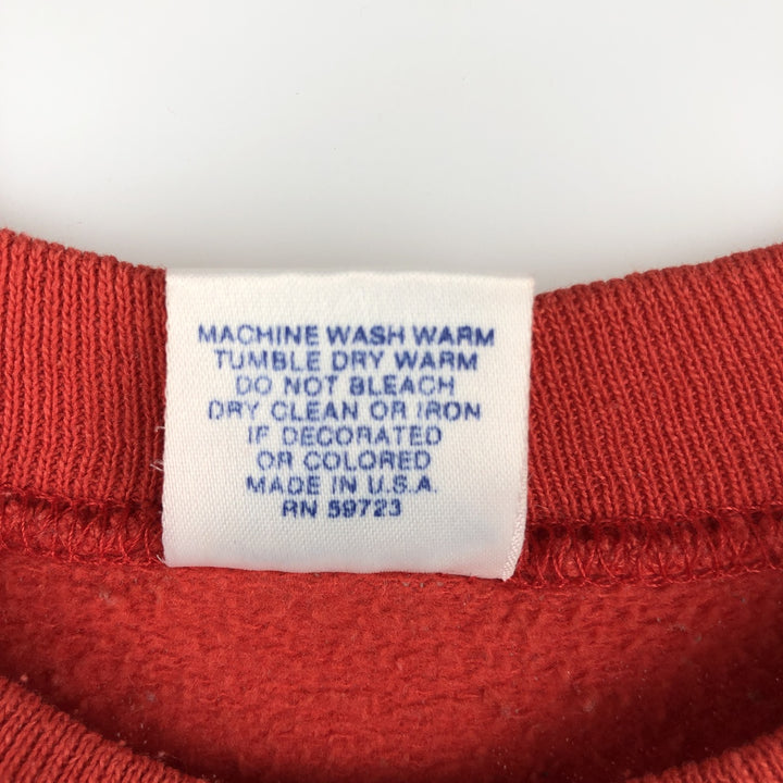 90'S TRENCH NFL San Francisco 49ers Printed Sweatshirt, Made in USA, Men's Size XL cotton red type Vintage Second Hand