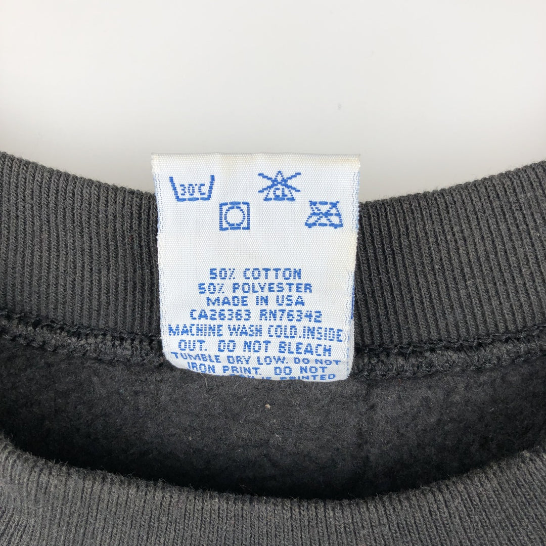 Vintage 90'S SALEM NFL Carolina Panthers Print Sweatshirt, Made in USA, Men's Size XL cotton black type Vintage Second Hand