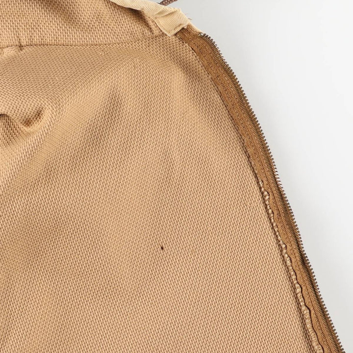 Carhartt Active Jacket Duck Full Zip Hoodie Men's XL unclear Beige type Vintage Second Hand