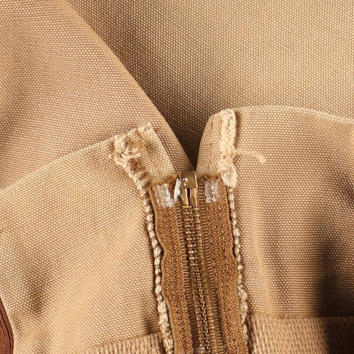 Carhartt Active Jacket Duck Full Zip Hoodie Men's XL unclear Beige type Vintage Second Hand