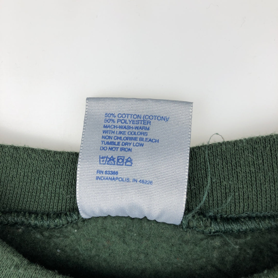 Vintage '90'S NFL Green Bay Packers Logo 7 sweatshirt, size L, men's cotton Green type dark green Vintage Second Hand