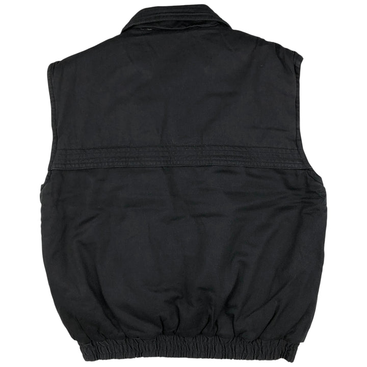 Expeditions padded vest, men's size S cotton black type Vintage Second Hand