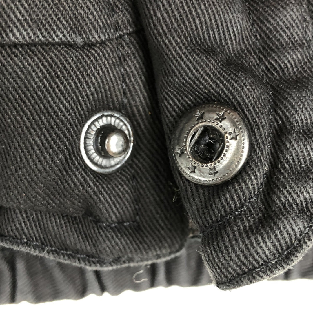Expeditions padded vest, men's size S cotton black type Vintage Second Hand