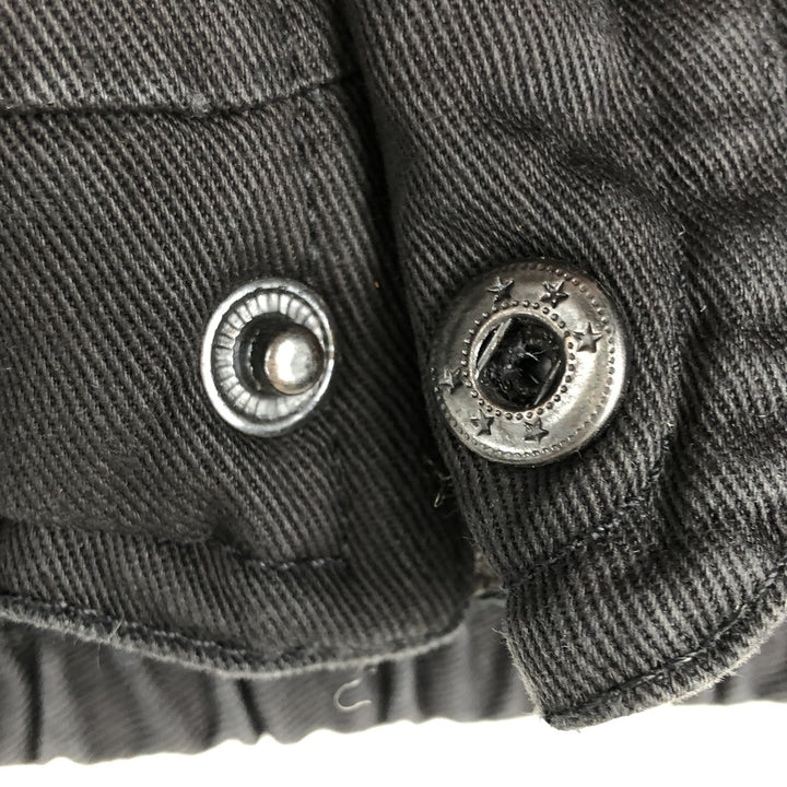 Expeditions padded vest, men's size S cotton black type Vintage Second Hand