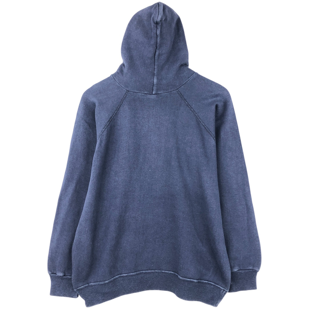 Vintage 1980'S Champion Trico Tag Advertising Pullover Hoodie, Made in USA, Women's Size L cotton navy blue type Vintage Second Hand