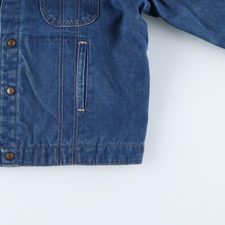 Vintage 1970'S Key Imperial denim jacket, men's size L unclear blue type Vintage Second Hand