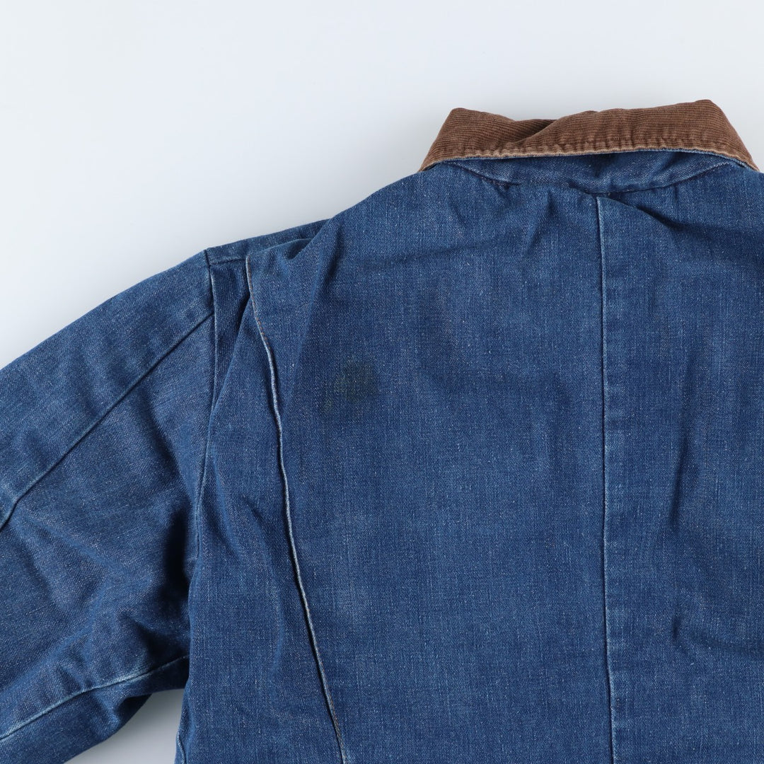 Vintage 1970'S Key Imperial denim jacket, men's size L unclear blue type Vintage Second Hand